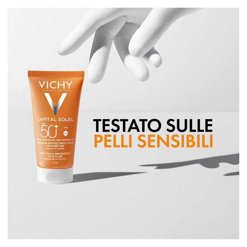 VICHY - Capital Idéal Soleil Spf 50 Haute Protection Émulsion Anti-Brillance Toucher Sec VICHY - Capital Idéal Soleil Spf 50 Haute Protection Émulsion Anti-Brillance Toucher Sec