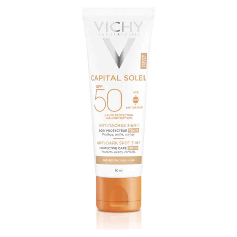 VICHY - Idéal Soleil Spf 50 Très Haute Protection Anti-Taches Soin Anti-Taches Teinté 3-En-1 VICHY - Idéal Soleil Spf 50 Très Haute Protection Anti-Taches Soin Anti-Taches Teinté 3-En-1