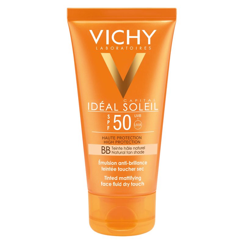 VICHY - Capital Idéal Soleil Spf 50 Haute Protection Bb Émulsion Anti-Brillance Teintée Toucher Sec VICHY - Capital Idéal Soleil Spf 50 Haute Protection Bb Émulsion Anti-Brillance Teintée Toucher Sec
