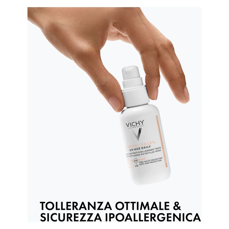 VICHY - Capital Soleil Uv-Age Daily Fluide Anti-Photovieillissement Teinte Spf 50 VICHY - Capital Soleil Uv-Age Daily Fluide Anti-Photovieillissement Teinte Spf 50