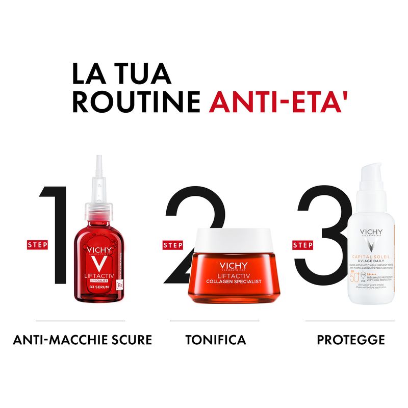 VICHY - Capital Soleil Uv-Age Daily Fluide Anti-Photovieillissement Teinte Spf 50 VICHY - Capital Soleil Uv-Age Daily Fluide Anti-Photovieillissement Teinte Spf 50