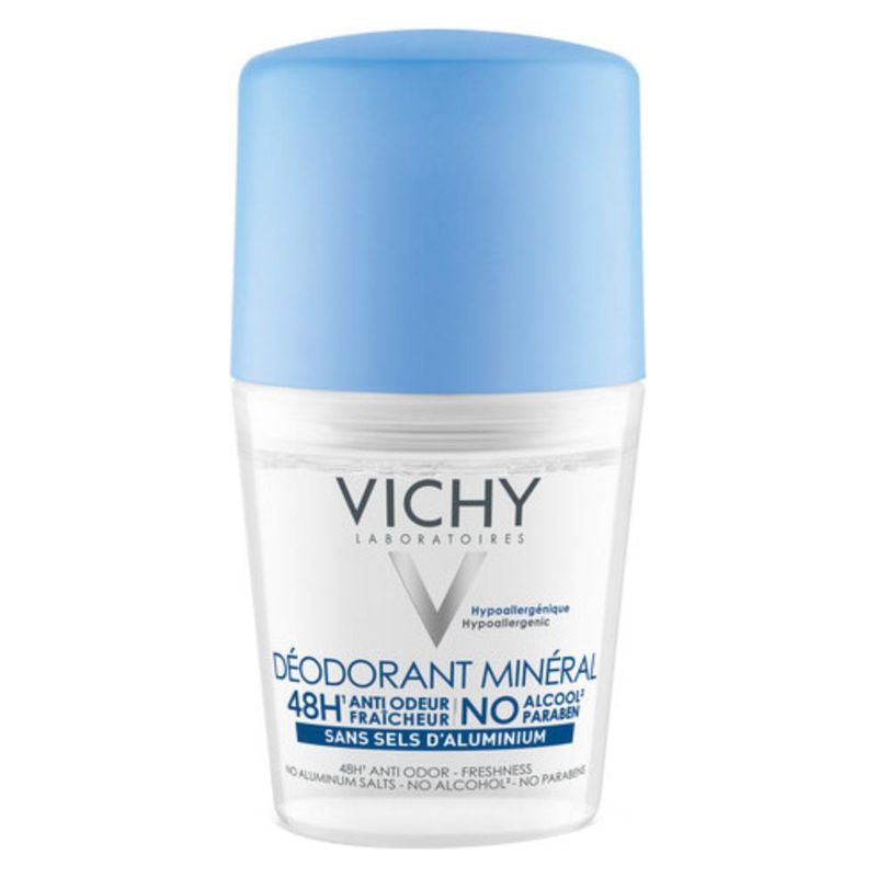 VICHY DÉODORANT ROLL-ON MINÉRAL 48H ANTI ODEUR FRAICHEUR