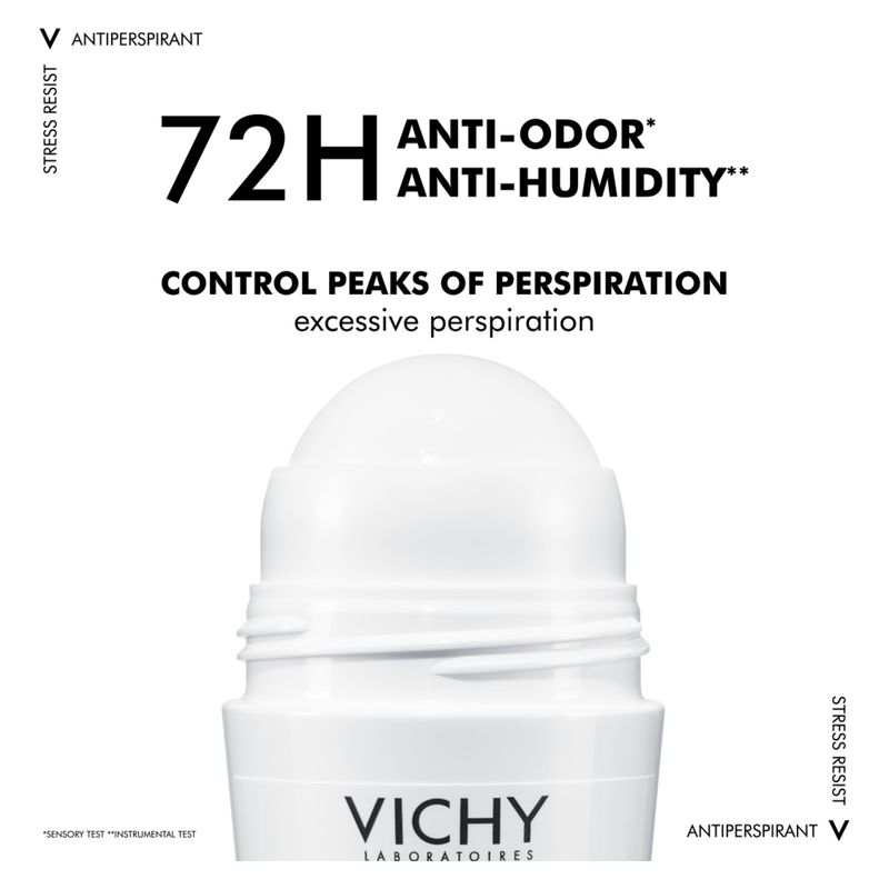 VICHY - Deodorante Roll-On Stress Resist Traitement Anti-Transpirant 72H