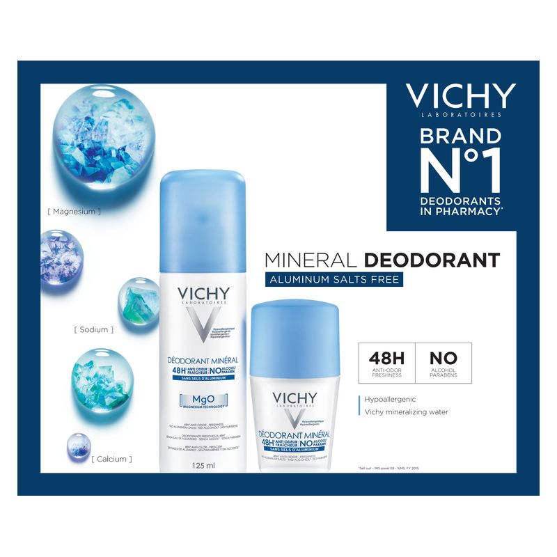 VICHY - Déodorant Spray Minéral 48H VICHY - Déodorant Spray Minéral 48H