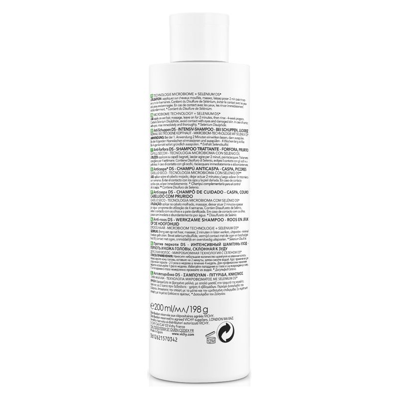 VICHY - Dercos Technique Anti Dandruff Ds Dermatological Shampoo Dandruff & Itchy Scalp VICHY - Dercos Technique Anti Dandruff Ds Dermatological Shampoo Dandruff & Itchy Scalp