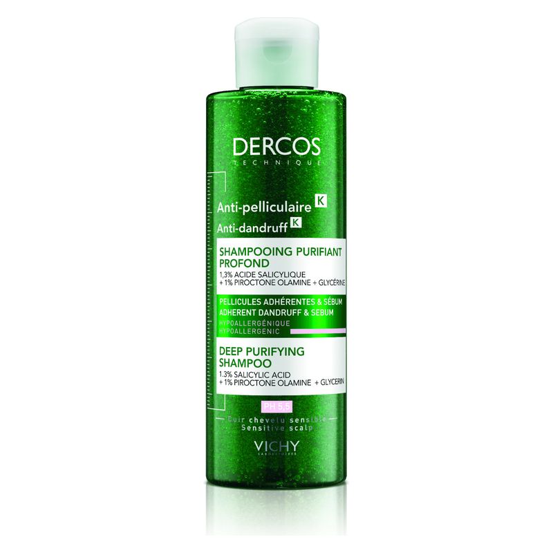 VICHY - Dercos Technique Anti-Dandruff K Deep Purifying Shampoo Anti-Itch & Anti-Oiliness VICHY - Dercos Technique Anti-Dandruff K Deep Purifying Shampoo Anti-Itch & Anti-Oiliness