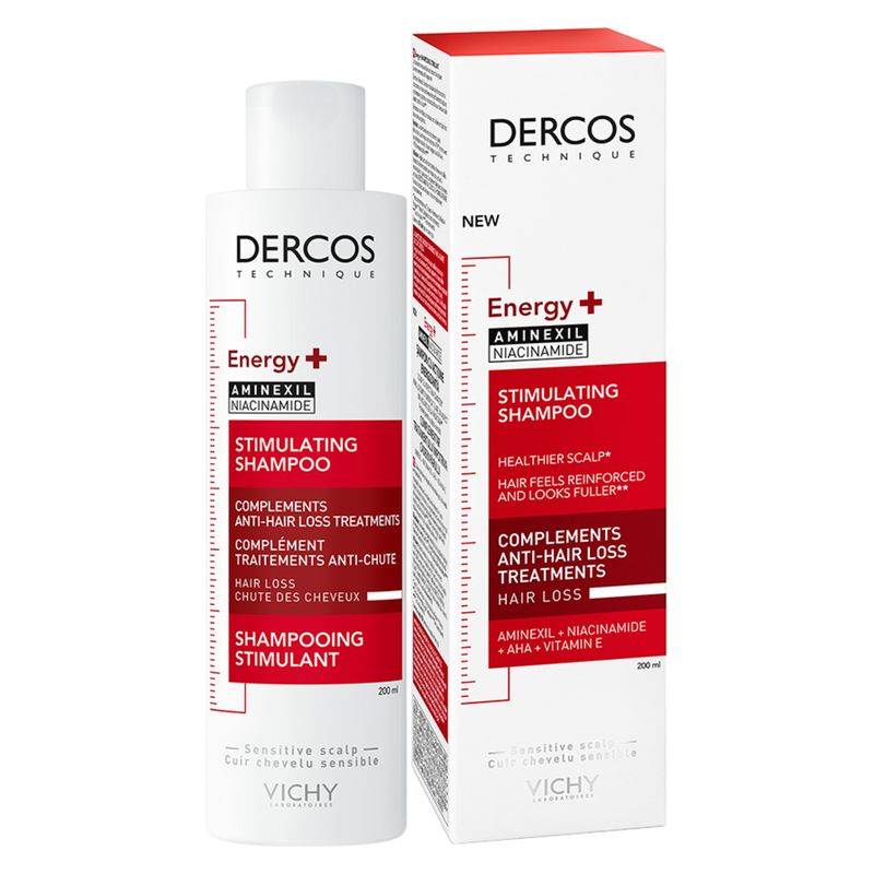 VICHY - Dercos Technique Energy + Aminexil Niacinamide Stimulating Shampoo VICHY - Dercos Technique Energy + Aminexil Niacinamide Stimulating Shampoo