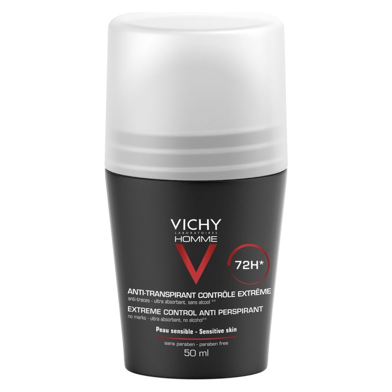 VICHY - Homme Anti-Transpirant Contrôle Extrême Peau Sensible 72H VICHY - Homme Anti-Transpirant Contrôle Extrême Peau Sensible 72H
