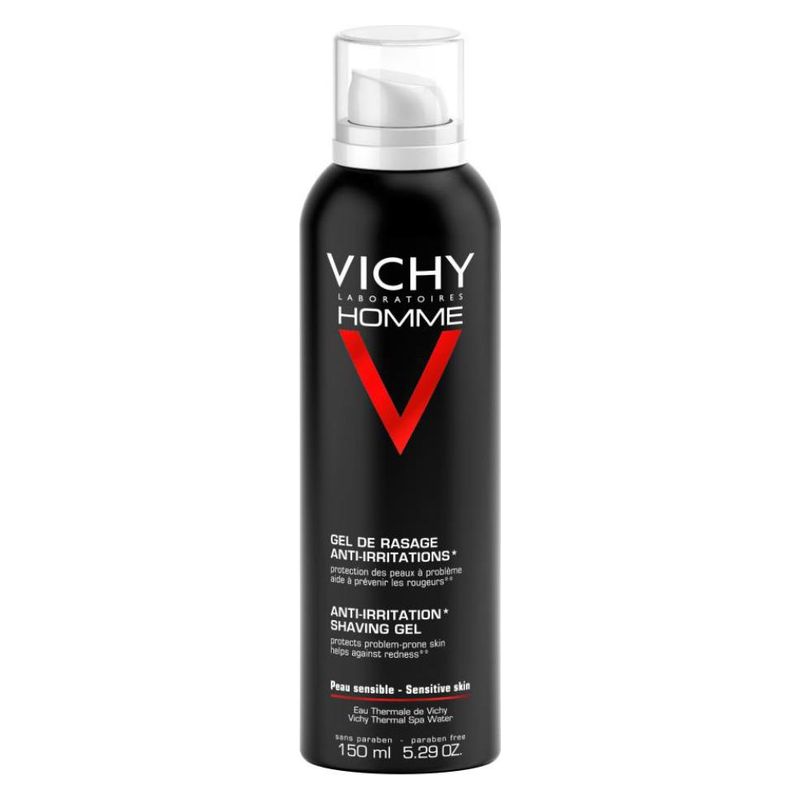 VICHY - HOMME GEL DE RASAGE ANTIRRITATIONS Peau sensible VICHY - HOMME GEL DE RASAGE ANTIRRITATIONS Peau sensible