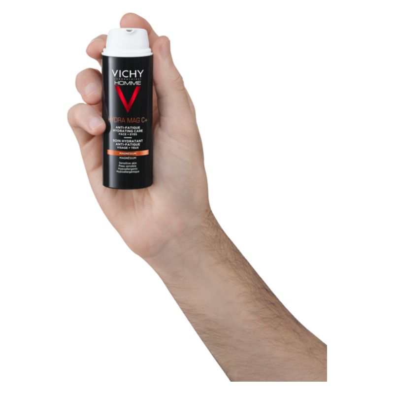 VICHY - Homme Hydra Mag C+ Soin Hydratant Anti-Fatigue Visage + Yeux VICHY - Homme Hydra Mag C+ Soin Hydratant Anti-Fatigue Visage + Yeux