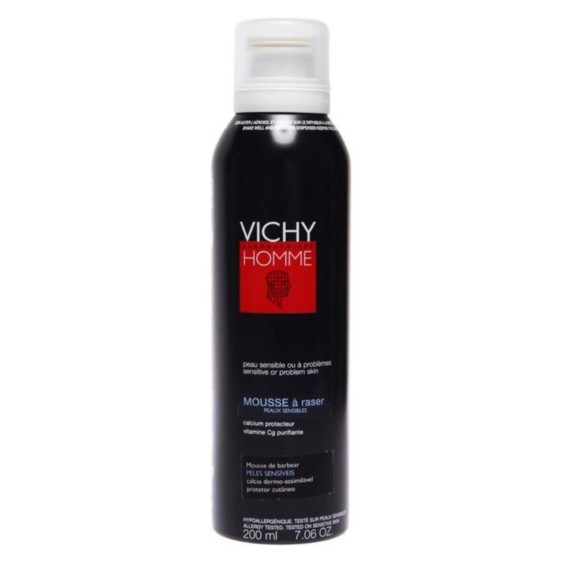VICHY HOMME MOUSSE à raser peau sensible ou à problemes
