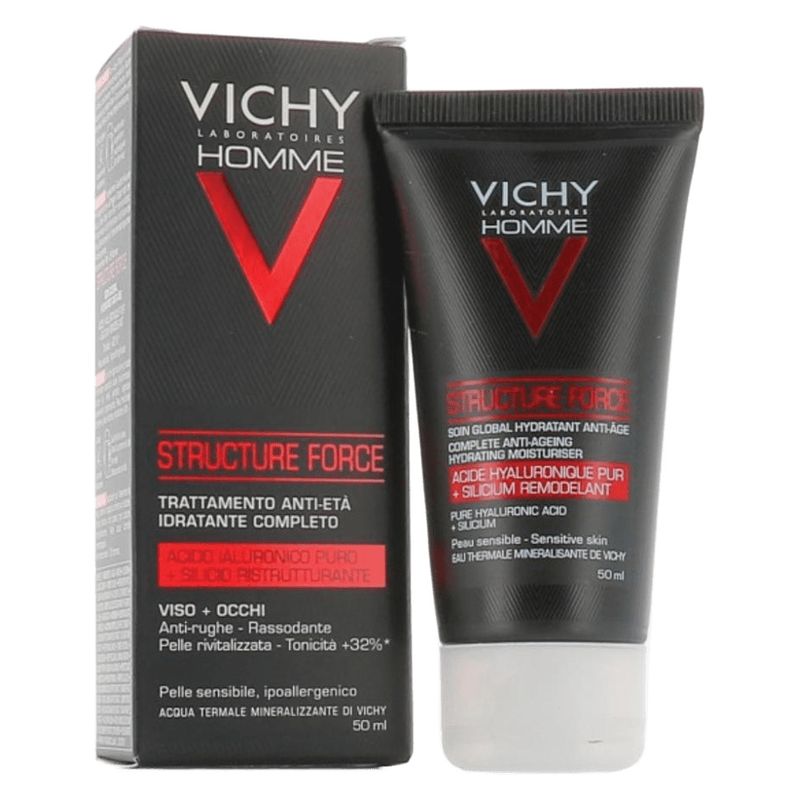 VICHY HOMME STRUCTURE FORCE SOIN GLOBAL HYDRATANT ANTI-AGE