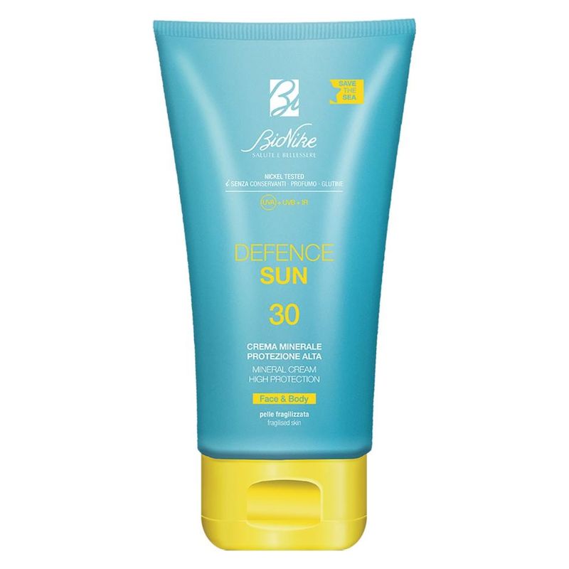 BIONIKE DEFENCE SUN CREMA MINERALE PROTEZIONE ALTA FACE & BODY SPF 30