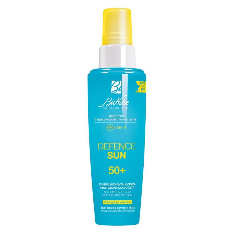 BIONIKE DEFENCE SUN FLUIDO VISO ANTI-LUCIDITà SPF 50+