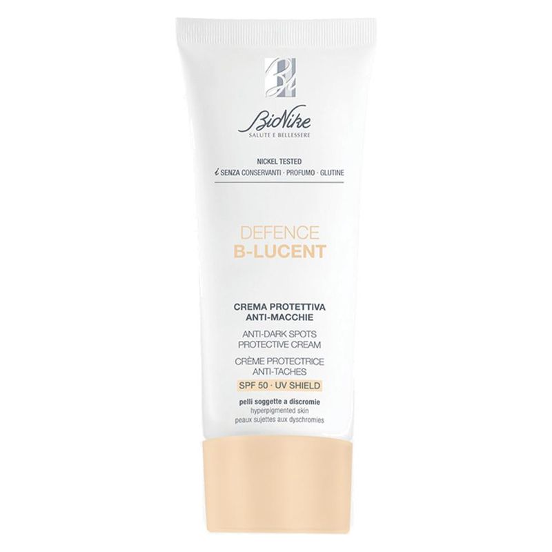BIONIKE - DEFENCE B-LUCENT CREMA PROTETTIVA ANTI MACCHIE SPF50 UV-SHIELD BIONIKE - DEFENCE B-LUCENT CREMA PROTETTIVA ANTI MACCHIE SPF50 UV-SHIELD