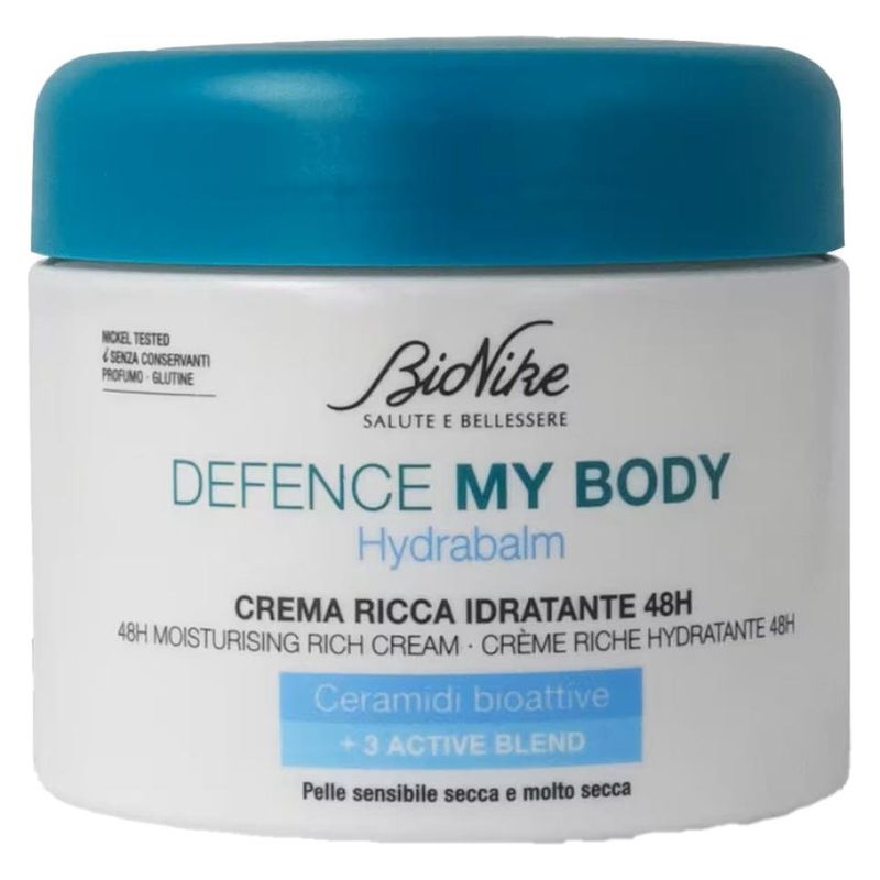 BIONIKE DEFENCE MY BODY HYDRABALM CREMA RICCA IDRATANTE 48H
