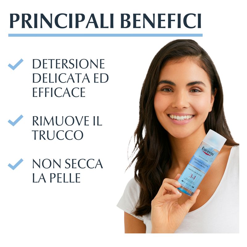 Eucerin - Dermatoclean [Hyaluron] Acqua Micellare 3 In 1