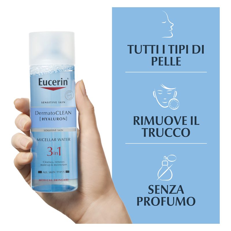 Eucerin - Dermatoclean [Hyaluron] Acqua Micellare 3 In 1