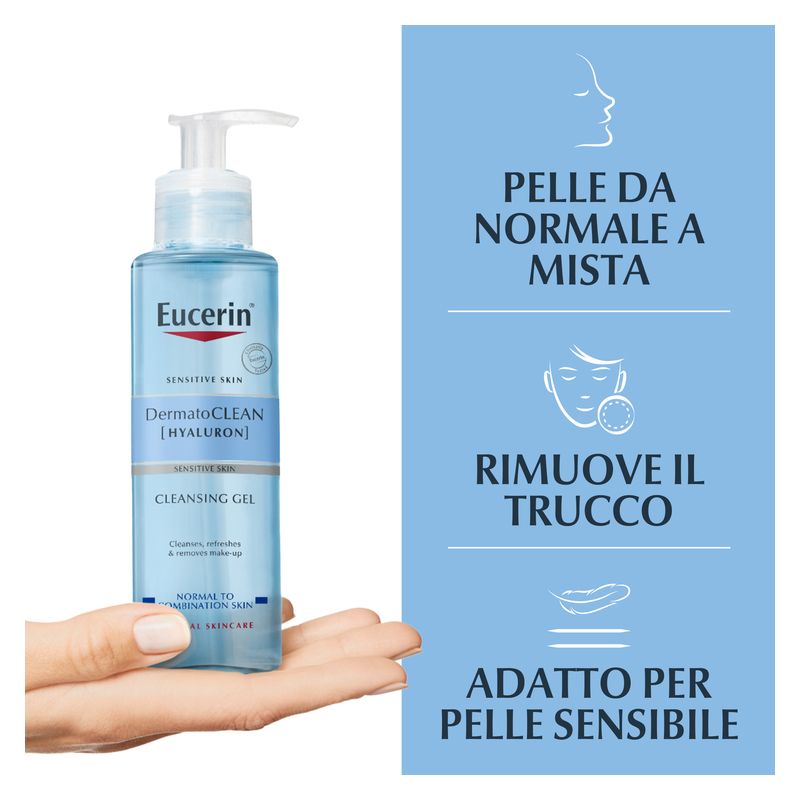 Eucerin - Dermatoclean [Hyaluron] Gel Detergente