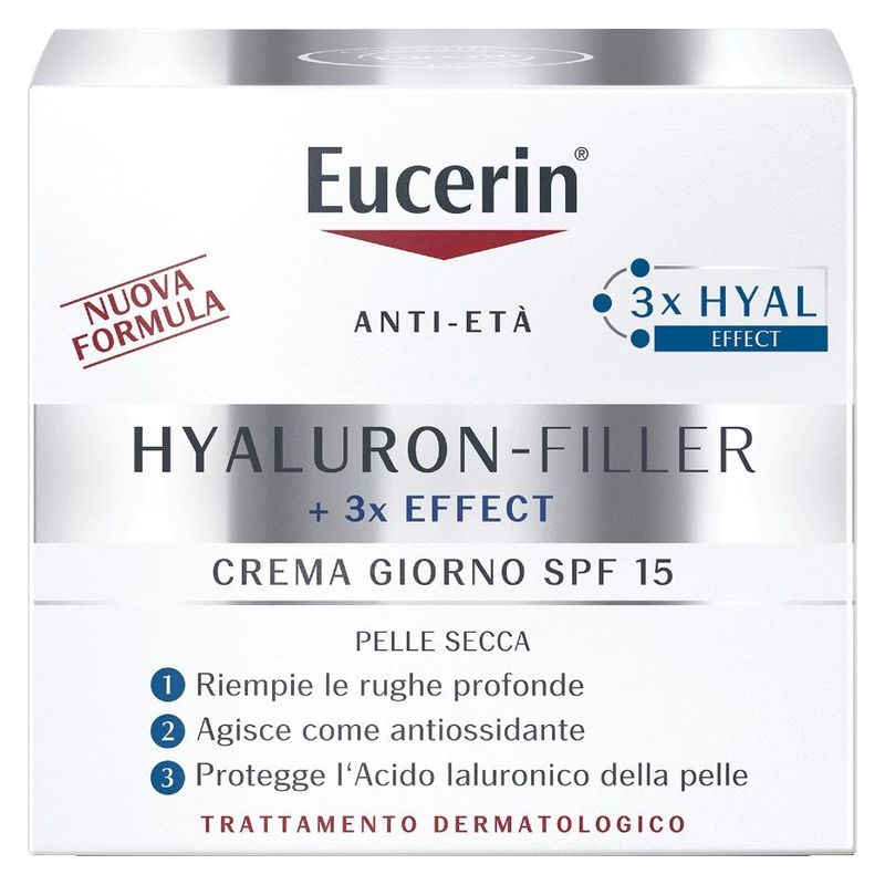 Eucerin HYALURON-FILLER + 3X EFFECT CREMA GIORNO SPF 15 PELLE SECCA