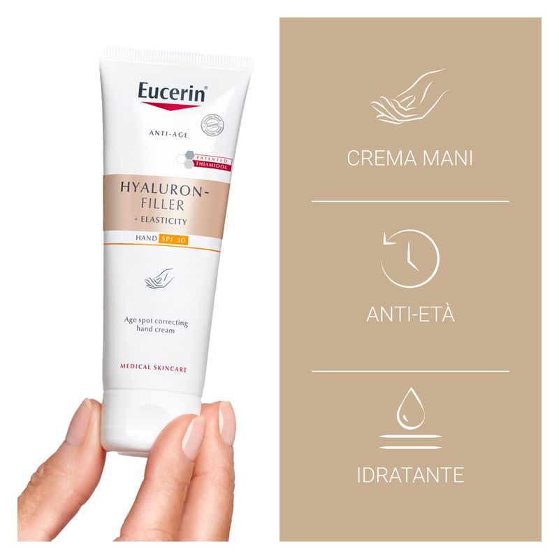 Eucerin - Hyaluron-Filler + Elasticity Crema Mani Spf 30