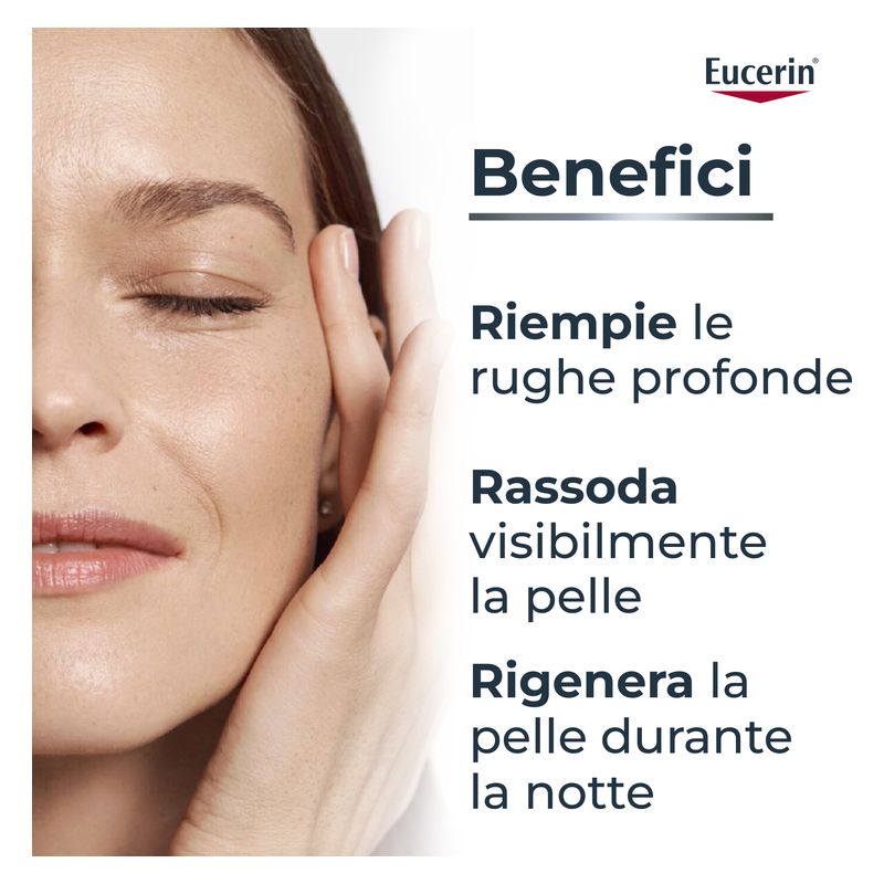 Eucerin - Hyaluron - Filler + 3X Effect Crema Notte Eucerin - Hyaluron - Filler + 3X Effect Crema Notte