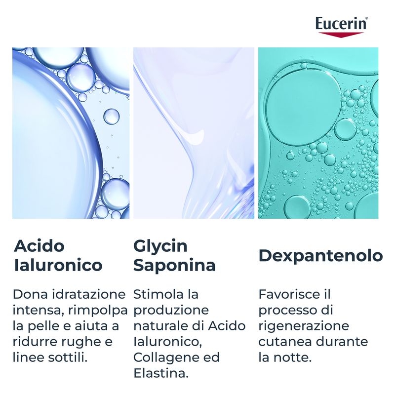 Eucerin - Hyaluron - Filler + 3X Effect Crema Notte Eucerin - Hyaluron - Filler + 3X Effect Crema Notte