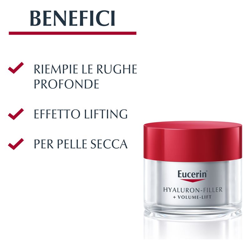 Eucerin - Hyaluron-Filler + Volume-Lift Crema Giorno Spf 15 Pelle Secca Eucerin - Hyaluron-Filler + Volume-Lift Crema Giorno Spf 15 Pelle Secca