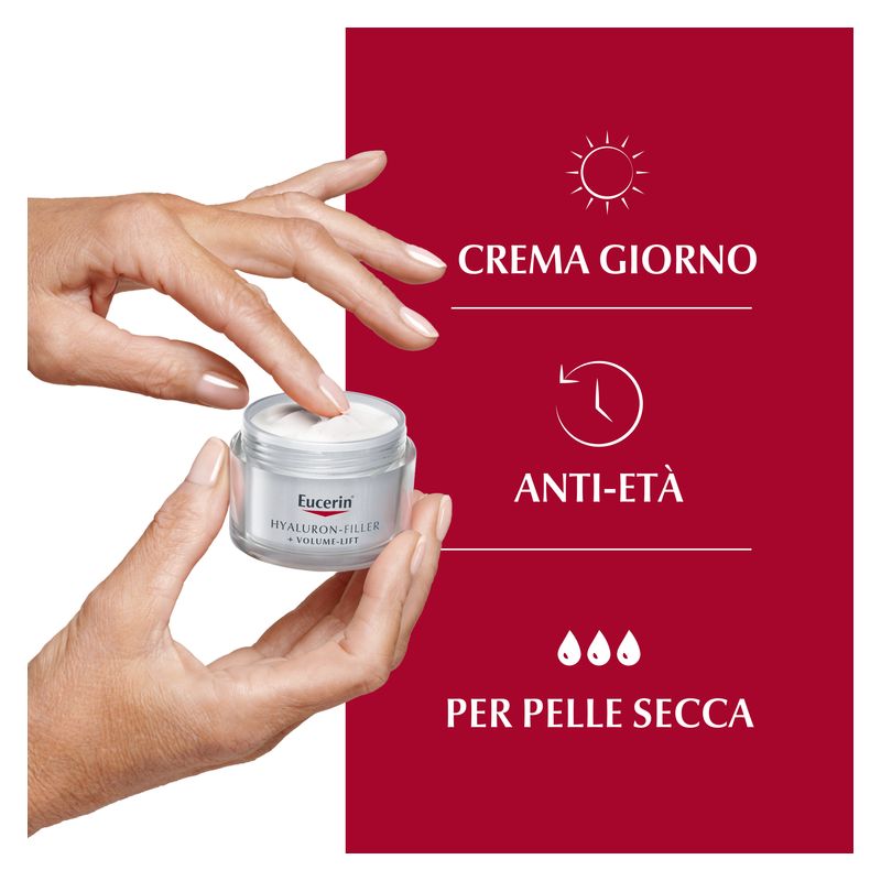 Eucerin - Hyaluron-Filler + Volume-Lift Crema Giorno Spf 15 Pelle Secca Eucerin - Hyaluron-Filler + Volume-Lift Crema Giorno Spf 15 Pelle Secca