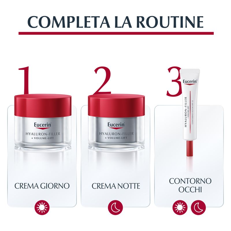 Eucerin - Hyaluron-Filler + Volume-Lift Crema Giorno Spf 15 Pelle Secca Eucerin - Hyaluron-Filler + Volume-Lift Crema Giorno Spf 15 Pelle Secca