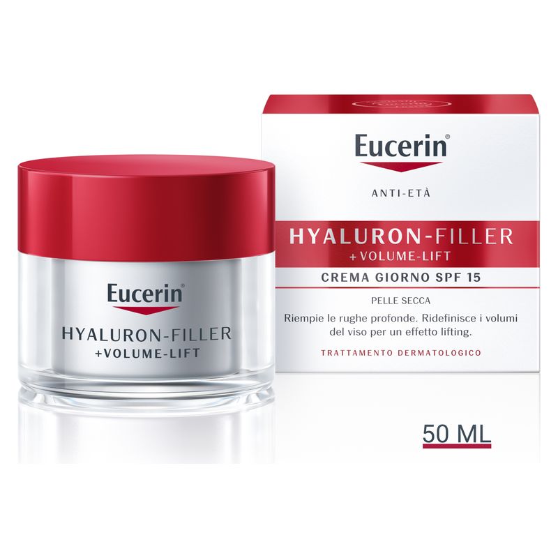 Eucerin - Hyaluron-Filler + Volume-Lift Crema Giorno Spf 15 Pelle Secca Eucerin - Hyaluron-Filler + Volume-Lift Crema Giorno Spf 15 Pelle Secca