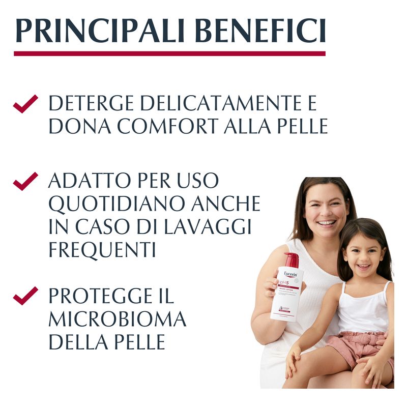 Eucerin - Detergente Fluido Pelle Sensibile E Secca Ph 5 Eucerin - Detergente Fluido Pelle Sensibile E Secca Ph 5