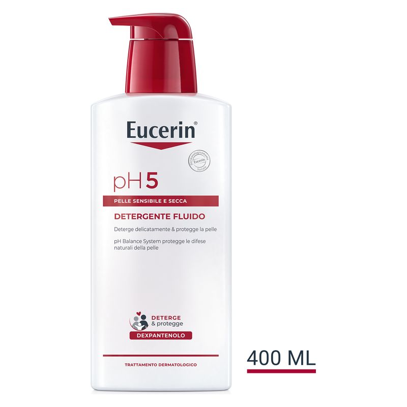 Eucerin - Detergente Fluido Pelle Sensibile E Secca Ph 5 Eucerin - Detergente Fluido Pelle Sensibile E Secca Ph 5