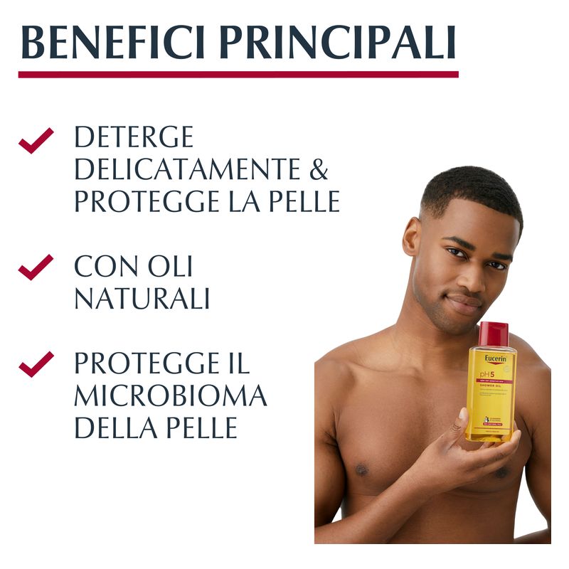 Eucerin - Olio Detergente Doccia Ph 5 Pelle Sensibile E Molto Secca Eucerin - Olio Detergente Doccia Ph 5 Pelle Sensibile E Molto Secca
