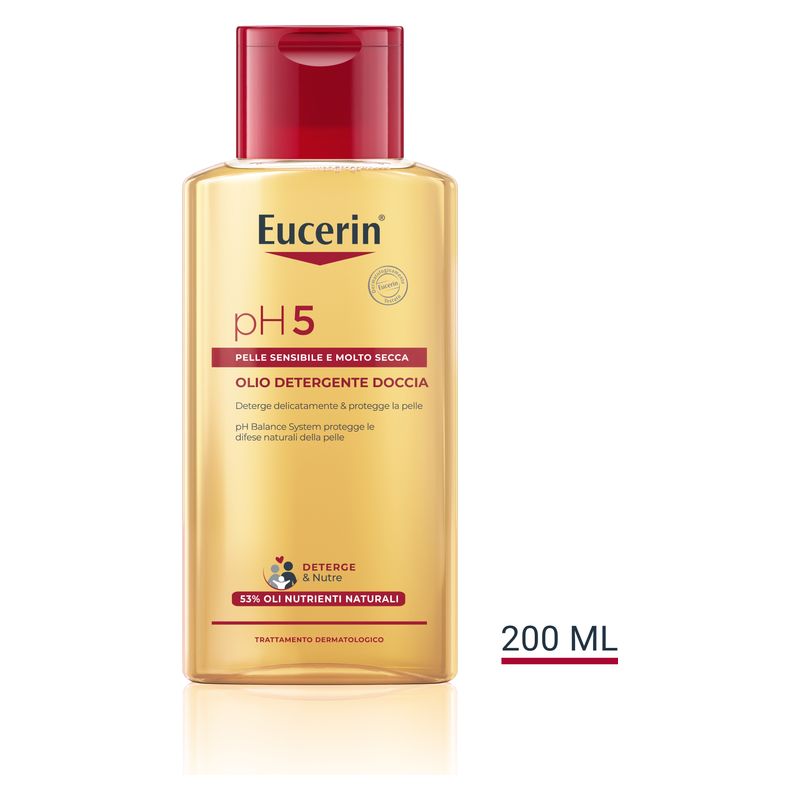 Eucerin - Olio Detergente Doccia Ph 5 Pelle Sensibile E Molto Secca Eucerin - Olio Detergente Doccia Ph 5 Pelle Sensibile E Molto Secca
