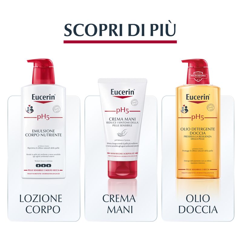 Eucerin - Olio Detergente Mani Sechhe E Sensibili Ph 5