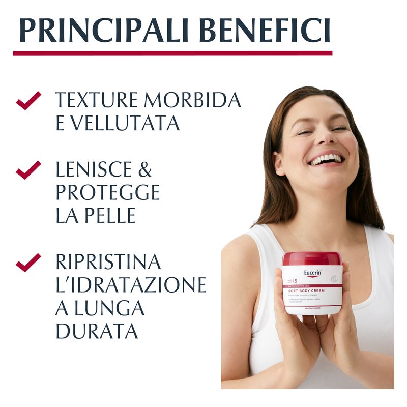 Eucerin - Soft Cream Pelle Sensibile E Secca Ph 5 Eucerin - Soft Cream Pelle Sensibile E Secca Ph 5
