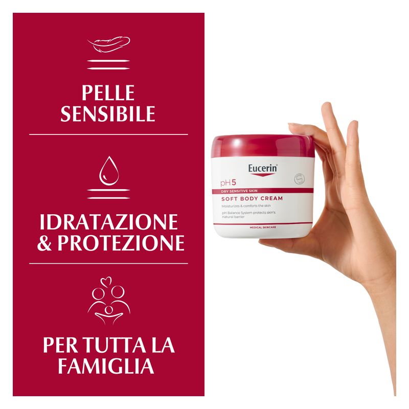 Eucerin - Soft Cream Pelle Sensibile E Secca Ph 5 Eucerin - Soft Cream Pelle Sensibile E Secca Ph 5
