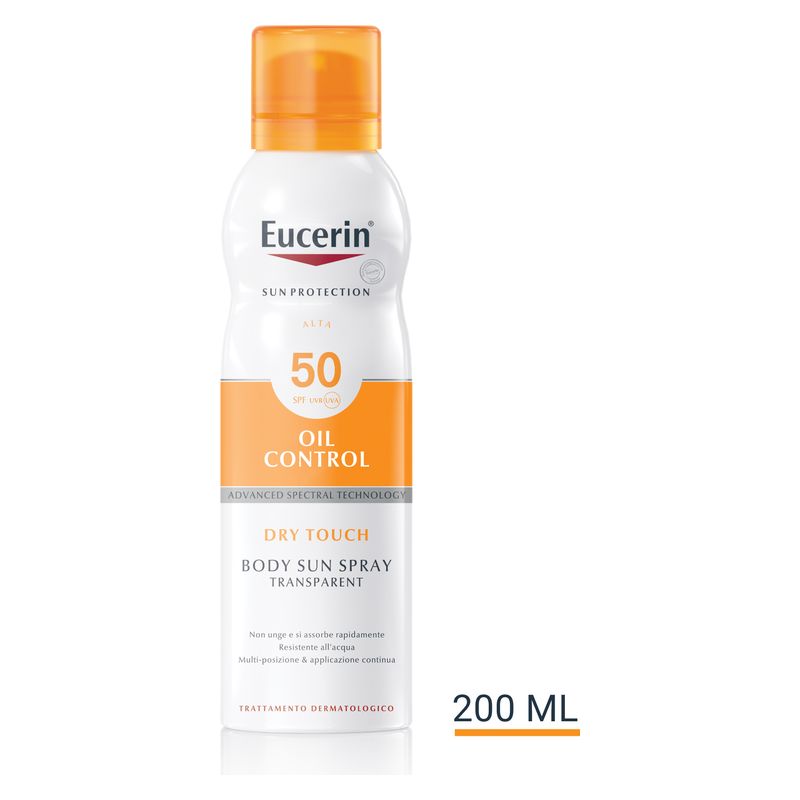 Eucerin - Sun Protection Oil Control Dry Touch Body Sun Spray Transparent Spf 50