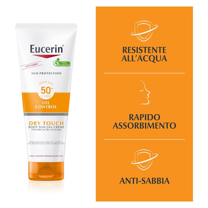 Eucerin - Sun Protection Oil Control Dry Touch Body Sun Gel-Creme Spf 50+ Eucerin - Sun Protection Oil Control Dry Touch Body Sun Gel-Creme Spf 50+