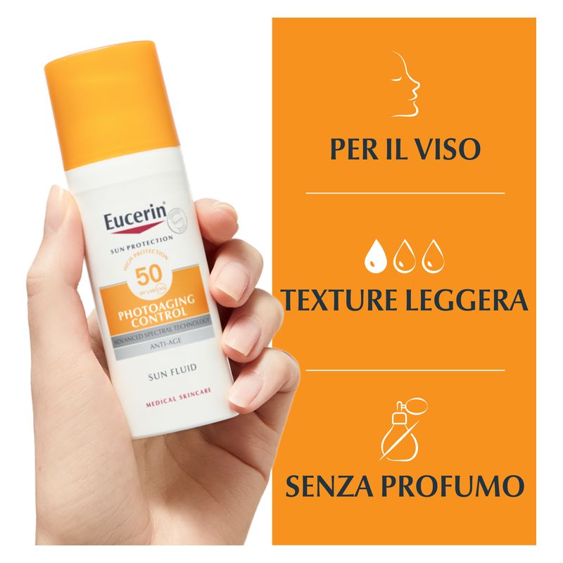 Eucerin - Sun Protection Photoaging Control Face Sun Fluid Spf 50 Eucerin - Sun Protection Photoaging Control Face Sun Fluid Spf 50