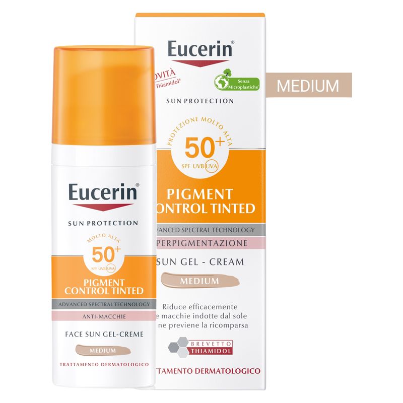 Eucerin - Sun Protection Pigment Control Tinted Face Spf50+ Medium Eucerin - Sun Protection Pigment Control Tinted Face Spf50+ Medium