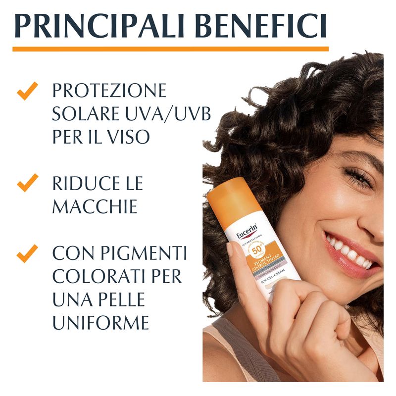 Eucerin - Sun Protection Pigment Control Tinted Face Spf50+ Medium Eucerin - Sun Protection Pigment Control Tinted Face Spf50+ Medium
