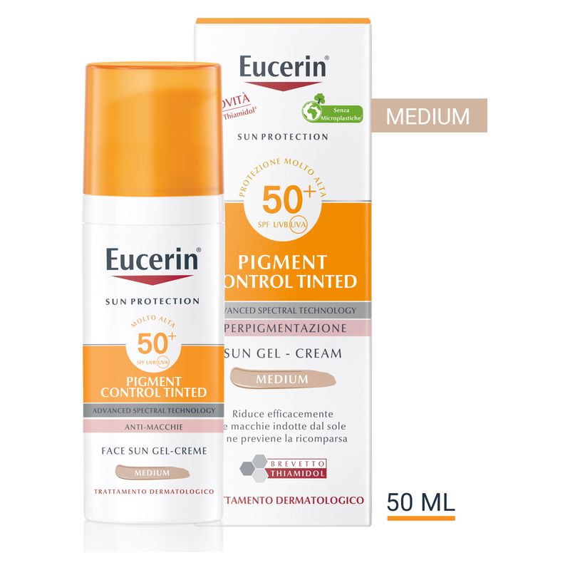Eucerin - Sun Protection Pigment Control Tinted Face Spf50+ Medium Eucerin - Sun Protection Pigment Control Tinted Face Spf50+ Medium