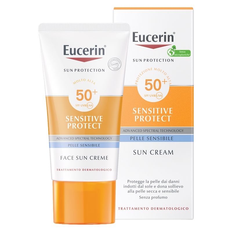 Eucerin - Sun Protection Sensitive Protect Face Sun Creme Spf 50+ Eucerin - Sun Protection Sensitive Protect Face Sun Creme Spf 50+