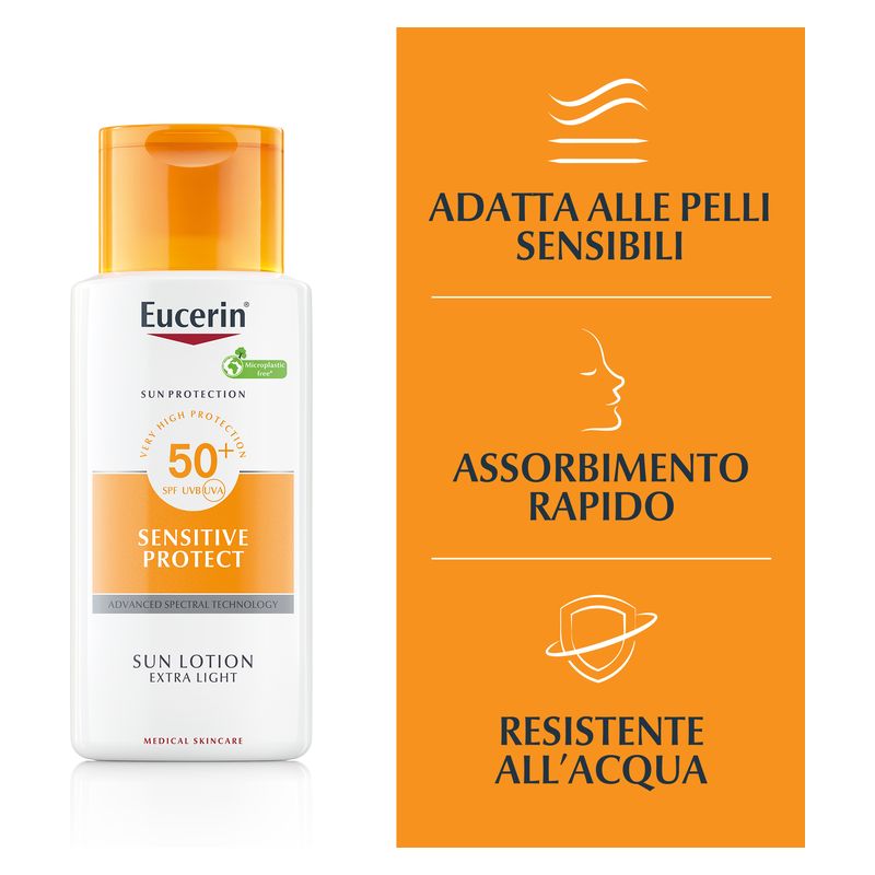 Eucerin - Sun Protection Sensitive Protect Sun Lotion Extra Light Spf 50+ Eucerin - Sun Protection Sensitive Protect Sun Lotion Extra Light Spf 50+