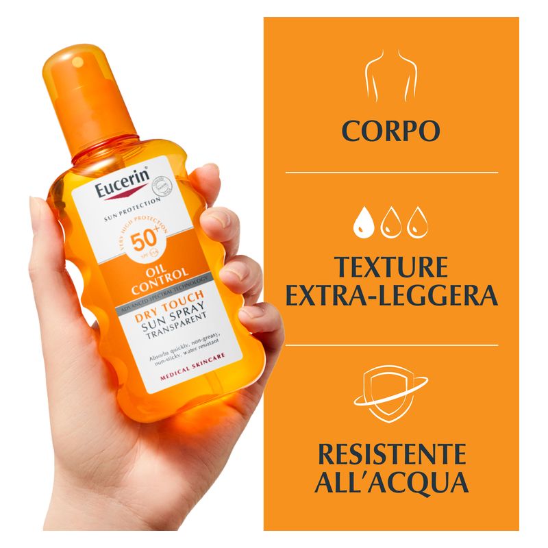 Eucerin - Sun Protection Sensitive Protect Sun Spray Transparent Dry Touch Spf 50 Eucerin - Sun Protection Sensitive Protect Sun Spray Transparent Dry Touch Spf 50