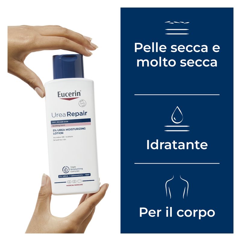 Eucerin - Urearepair Plus  5% Urea Emulsione Idratante Fragranza Delicata
