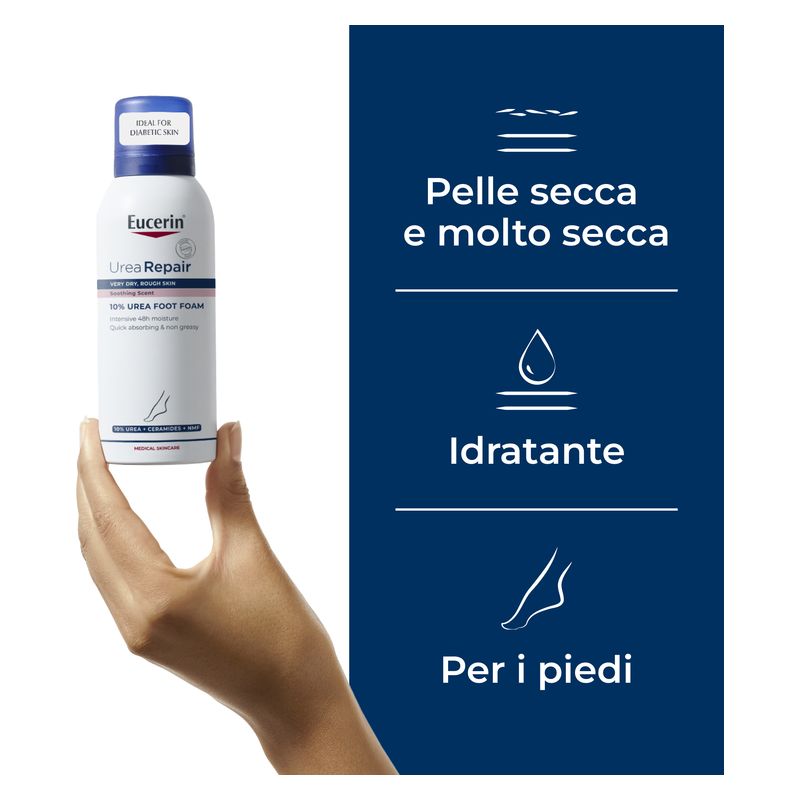 Eucerin - Urearepair Plus 10% Urea Mousse Piedi Eucerin - Urearepair Plus 10% Urea Mousse Piedi