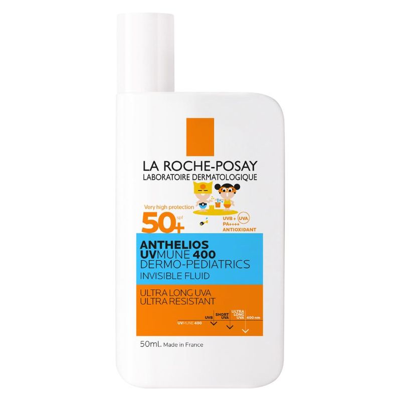 LA ROCHE POSAY ANTHELIOS UVMUNE 400 DERMO-PEDIATRICS INVISIBLE FLUID SPF 50+